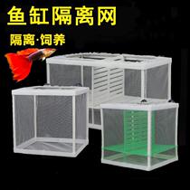 Fish Tank Isolation Net Aquarium Isolators Isolated Box Mesh Incubators Peacock Fish Mini Parrot Breeding Boxes