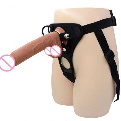 Masturbator Penis Dildo Men&#39;s Strap-on Pants Sex Toy-图1