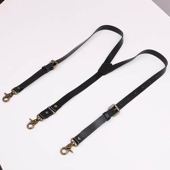 Cowhide suspender clip ຜູ້ຊາຍ hook buckle suspender pants ຕ້ານການຫຼຸດລົງ suspenders AliExpress