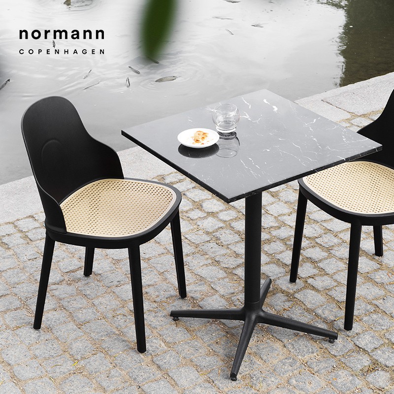 Normann Copenhagen Allez Chair座椅户外椅仿藤面椅餐椅书椅-图3