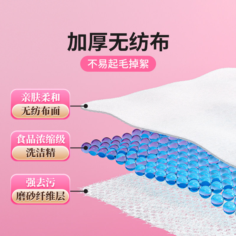 一次性吸水泡泡洗碗巾带洗洁精宿舍洗碗巾便携洗洁精纸巾懒人抹布,淘宝优惠券,粉丝福利购,淘宝优惠卷