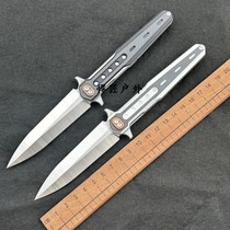 NOC folding knife DG12 folding knife 440C steel G10 outdoor self-defense camping tactical folding knife EDC sharp knife