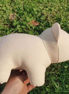 土布娃娃diy材料包成人儿童体验手工染色布偶草木染布艺手作礼物