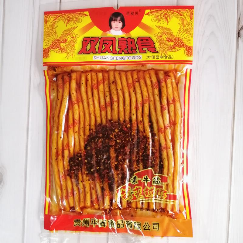 贵州晓晓双龙熟食味源双凤辣条素牛筋童年大包特色小时候麻辣零食 - 图1