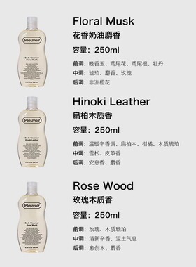 pleuvoir香氛沐浴露保湿滋润韩国爱豆同款持久留香ins沐浴乳液