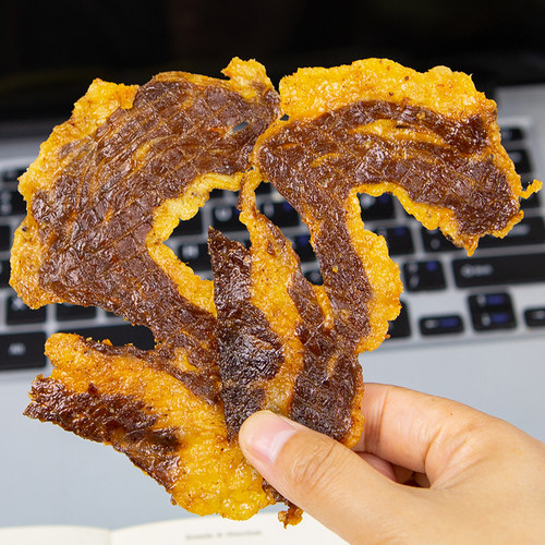 得到了同事们的肯定！安格斯牛胸口脆肥瘦相间追剧零食香辣牛肉脆 - 图2