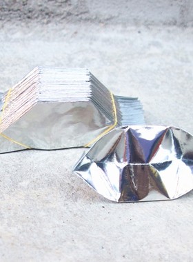 包邮半成品切角金银元宝锡箔纸单面纸长10厘米x高4厘米一份500个