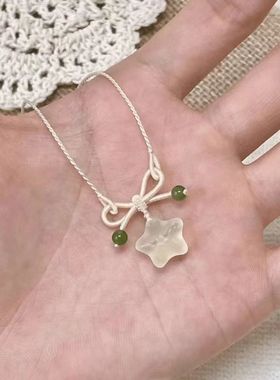 中国风小星星蝴蝶结冰透