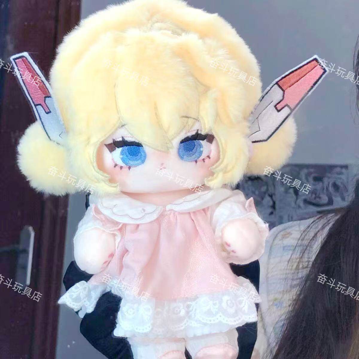 王者荣耀玩偶王者荣耀妲己时之笔端属性棉花娃娃20cm公仔礼物换装玩偶游戏周边