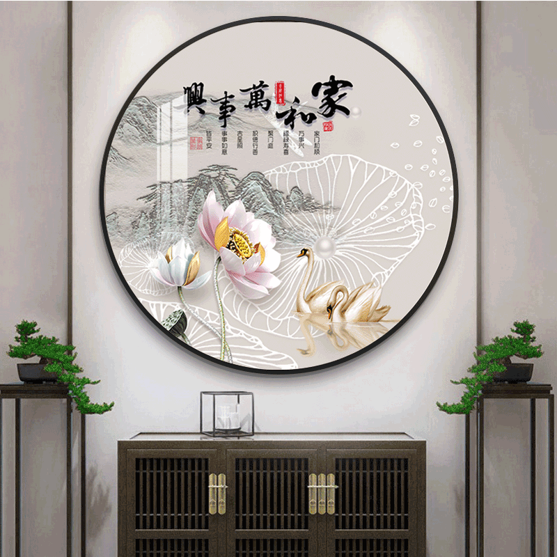  彬蔚攀升天音现代装饰画