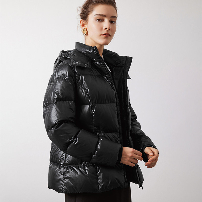 [三防]Navigare意大利小帆船休闲连帽羽绒服女士冬季黑色保暖外套,淘宝优惠券,粉丝福利购,淘宝优惠卷