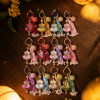 Song Jin Cui Beads Gourd Rice Beads Tassel Ring Buckle Bag