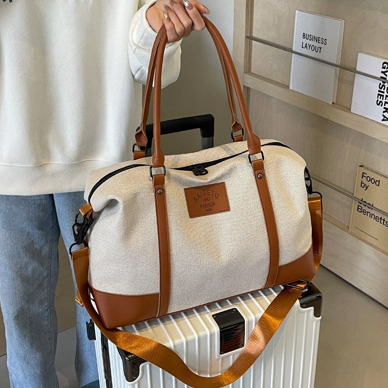 旅行包女时尚手提行李包旅游包短途大容量单肩健身出差收纳待产袋,淘宝优惠券,粉丝福利购,淘宝优惠卷