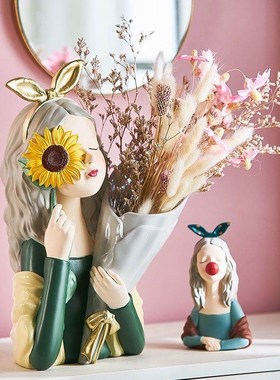 创意家用轻奢网红入户门客厅卧室玄关钥匙收纳家里摆件装饰品摆设