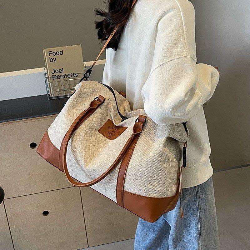 旅行包女时尚手提行李包旅游包短途大容量单肩健身出差收纳待产袋,淘宝优惠券,粉丝福利购,淘宝优惠卷