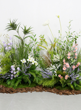 仿真绿植造景组合庭院花艺摆设