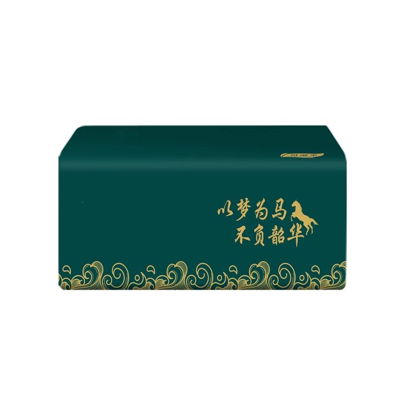 【5包】维宗墨绿抽纸大包整箱家用实惠装餐巾纸卫生纸抽婴儿亲肤 - 图3