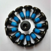 304 black stainless steel screw black coated blue glue anti loose screw high salt mist corrosion resistant