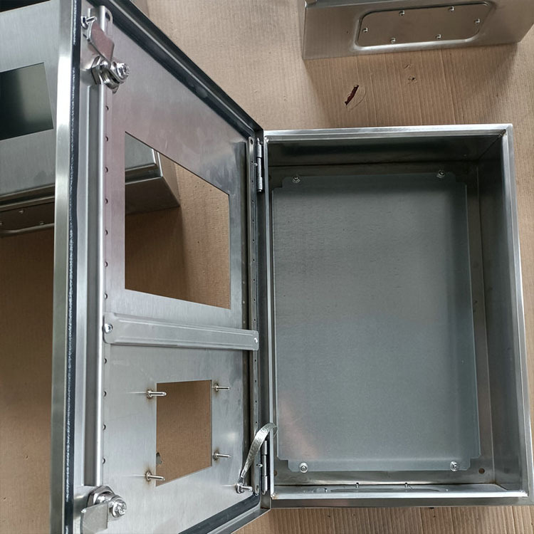 盐城落地户外不锈钢机箱外壳钣金加工厂 - 图3