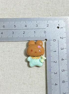 卡通米咖小熊兔子DIY手工配件水杯贴奶油胶装饰收纳盒风扇贴