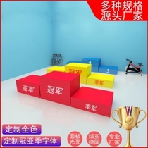 Competition Podium Awards Desk Awards Table Steel Woody Competition Track And Field Equipment Color Size Custom