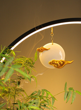 大师艺术高端新中式招财流水摆件客厅生财创意桌面循环水景鱼缸