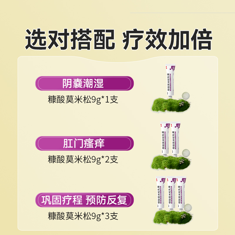 阴囊潮湿瘙痒男人肛门瘙痒效特药糠酸莫米松软膏乳膏正品屁眼女性