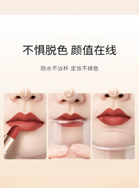 李佳琪推荐防水不沾杯不掉色口红肉桂奶茶色正品大牌显白哑光滋润
