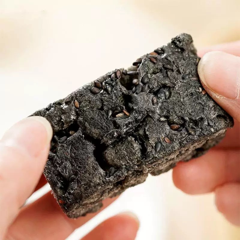 谷威五黑沙琪玛粗粮糖尿人代餐不加蔗糖传统糕点心糖友零食整箱 - 图1