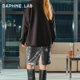 DAPHNE LAB24FW sequined straight skirt, versatile retro simple skirt, mid-skirt for slimming women
