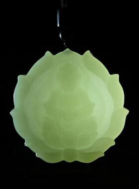 仿和田玉观音吊坠玉牌男女款玉石玉坠挂件玉坠直播礼品