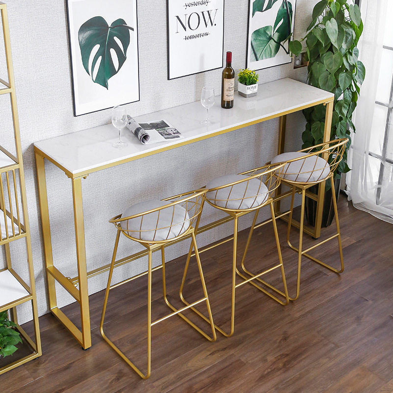 北欧轻奢大理石吧台家用客厅时尚吧台桌椅酒吧咖啡厅简约吧台组合,淘宝优惠券,粉丝福利购,淘宝优惠卷