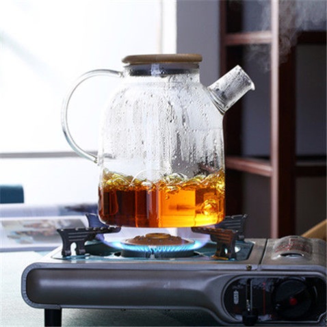 耐高温可加热花茶煮茶壶加厚家用大容量玻璃烧水壶透明火养身单壶-图3