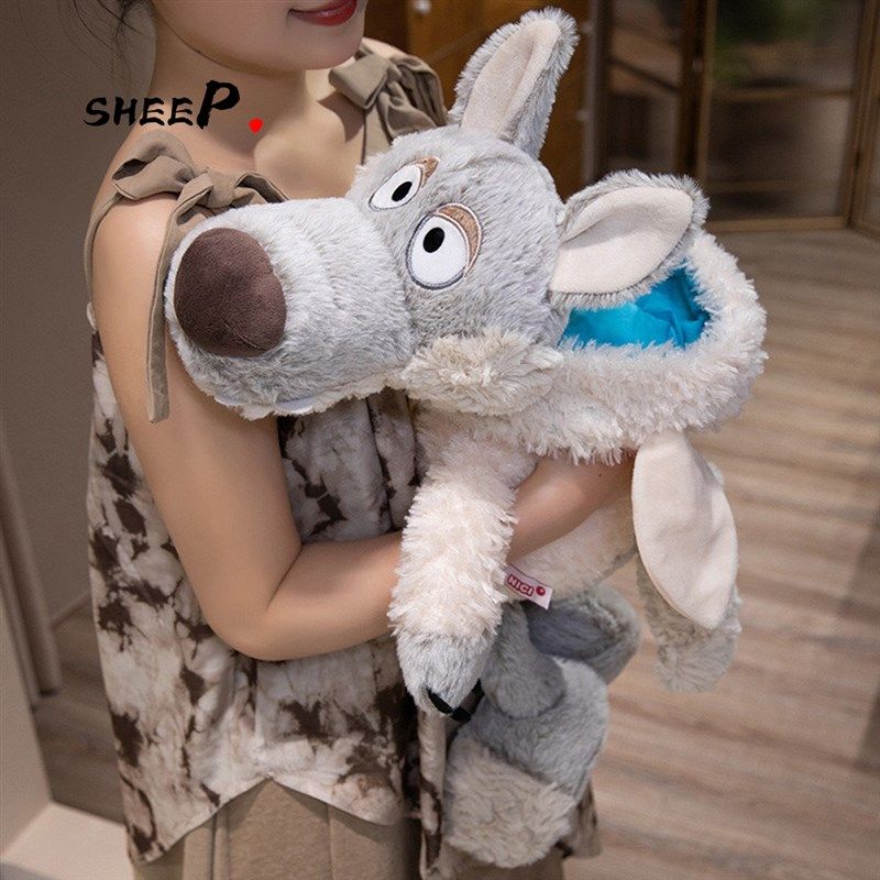 披着羊皮的狼玩偶大灰狼抱睡公仔儿童毛绒玩具瞌睡羊娃娃生日礼物,淘宝优惠券,粉丝福利购,淘宝优惠卷