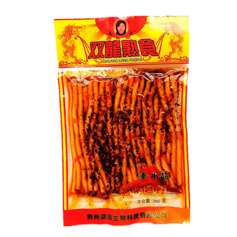 贵州晓晓双龙熟食味源双凤辣条素牛筋童年大包特色小时候麻辣零食 - 图2