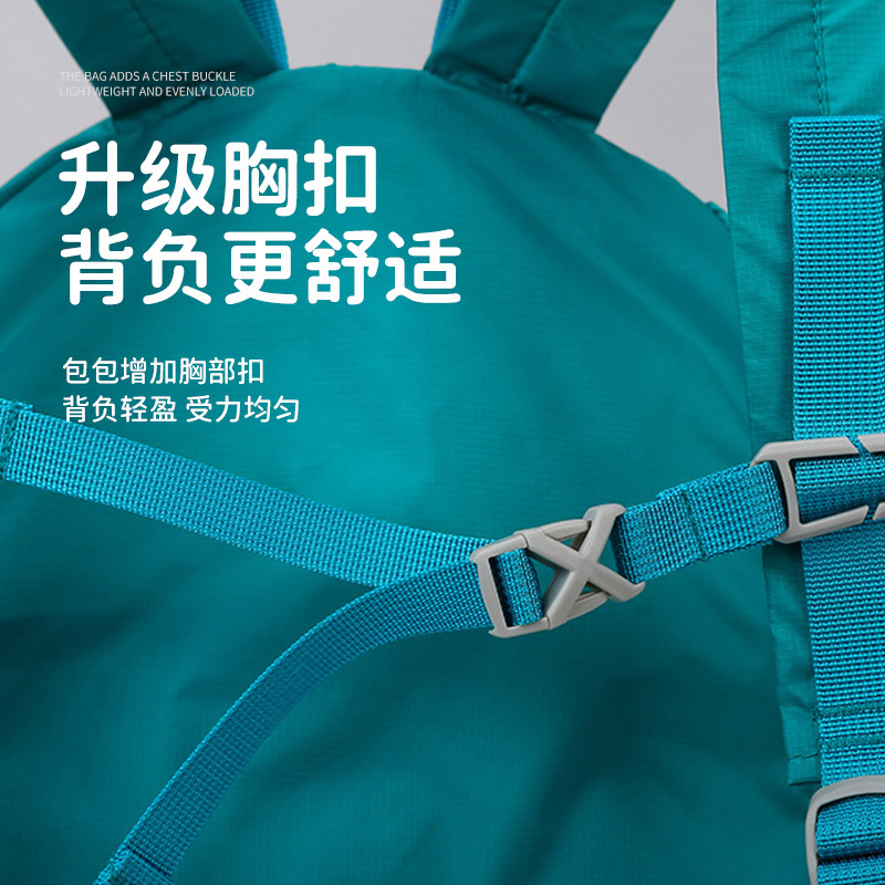 WRELS children's backpack lightweight foldable wet and dry separation