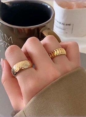 极速chain ring sense fashion index fiLnger ring womens