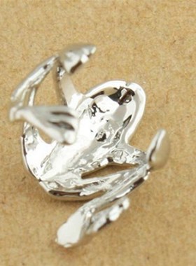 极速2022 Fashhion Frog Ear Cuffs Siliver Ear Cuff Clip Earri
