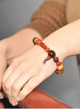 极速十八籽d菩提十八子手珠手串18颗串珠天然植物种实无染色增福