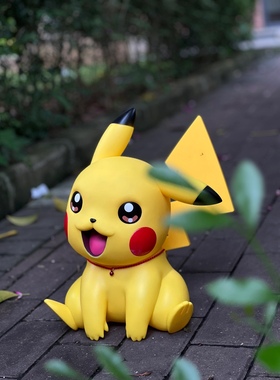 神奇宝贝手办萌萌哒皮卡丘小火龙可达鸭杰尼龟摆件宝可梦可爱公仔