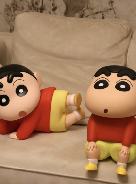 【拾壹】蜡笔小新新之助躺姿小新经典造型躺资葛优躺新之思考手办