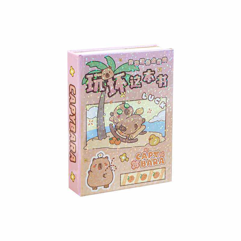 新款直销卡皮巴拉玩坏这本书可爱水豚手账本记事本学生趣味随身解,淘宝优惠券,粉丝福利购,淘宝优惠卷