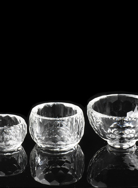 水晶碗玻璃碗家用室内供佛