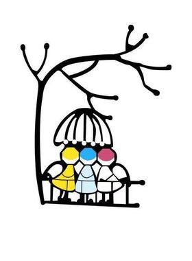 彩色艺术窗户挂饰 Suncatcher 双面情侣挂件 路灯下的情侣挂件