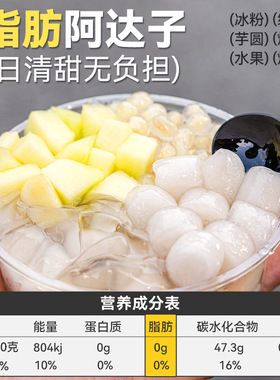 分装瓶收纳罐阿达子四果汤原材料小丸子汤圆商用家芋圆水果捞配料