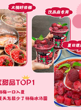 分装瓶收纳罐杨梅冰汤圆500摆摊火锅串串糖水铺原料杨梅芋圆商用