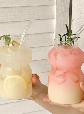 空盒子创意乳酸菌玻璃杯 造型酸奶冷饮杯 高硼硅玻璃牛奶饮料果汁