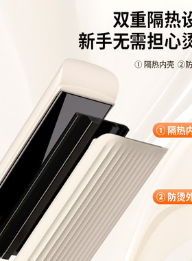 空盒子跨境直发夹卷发棒家用理发店定型自动直发卷发器两用直板夹