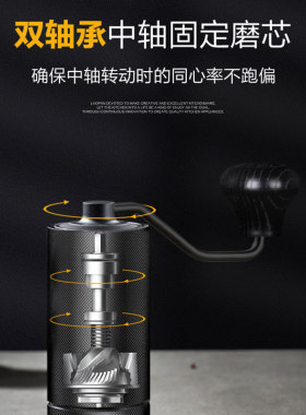 空盒子跨境咖啡手摇磨豆机CNC精钢磨芯非电动研磨机手动咖啡机