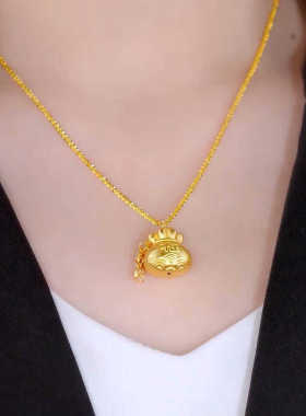 项链越南沙金防过敏女